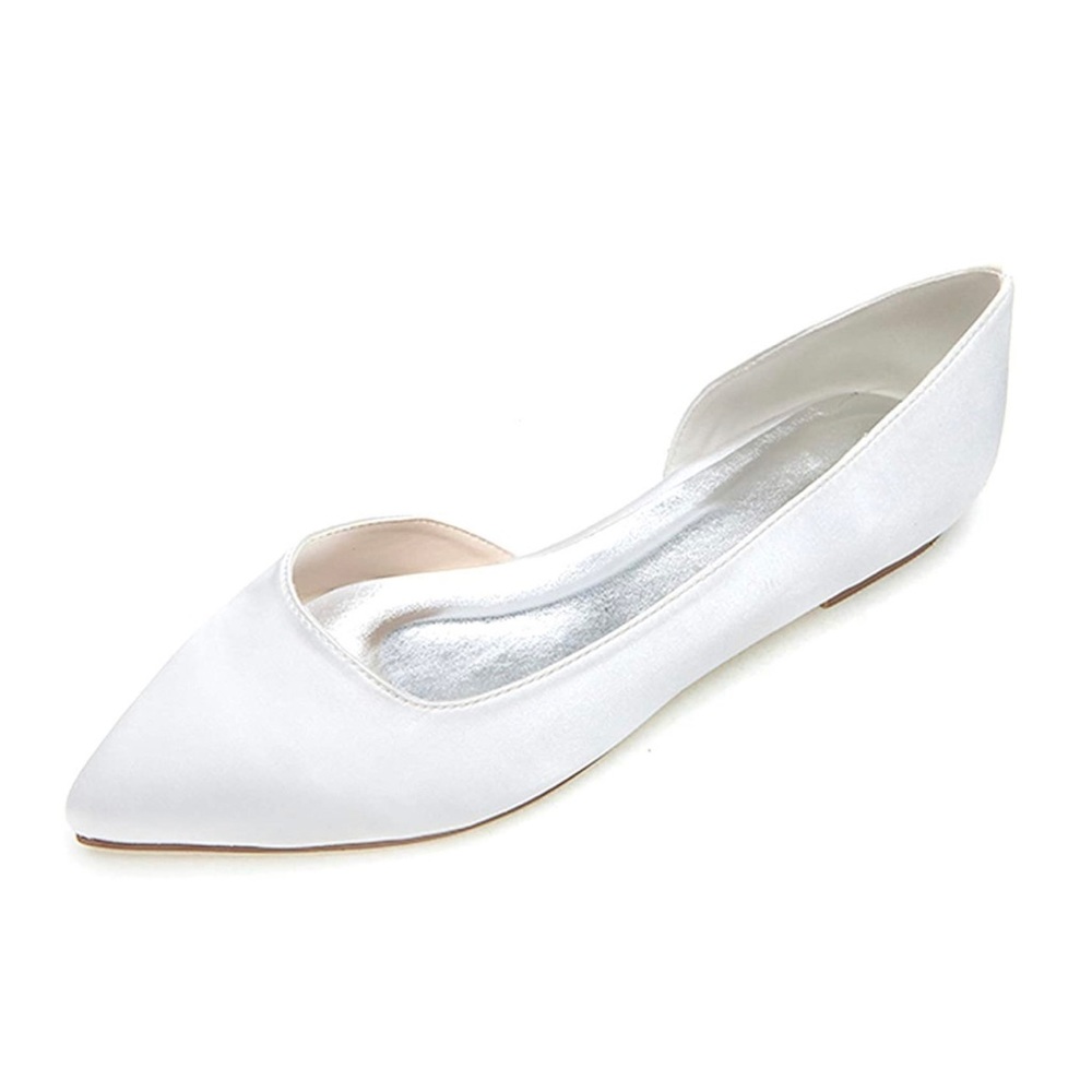 Satin Bridal Flats